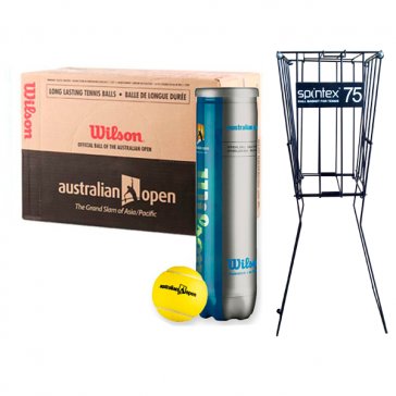 Zestaw Wilson Australian Open + Spintex Kosz 75 Zestaw Wilson Australian Open + Spintex Kosz 75