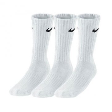 Nike Value Cotton Crew 3 Pary Białe - L