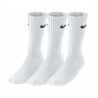 Nike Value Cotton Crew 3 Pary Białe - L