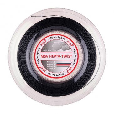 MSV Hepta Twist (1.25) 200m Czarny MSV Hepta Twist (1.25) 200m Czarny