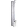 Słupki Aluminiowy 83mm Okrągłe z Tulejami