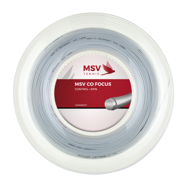 MSV Co-Focus 1.27mm 200m Biały - Naciąg Tenisowy