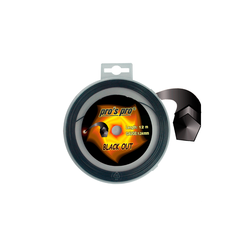 Pro's Pro Black Out 1.24mm 12m - Naciąg Tenisowy