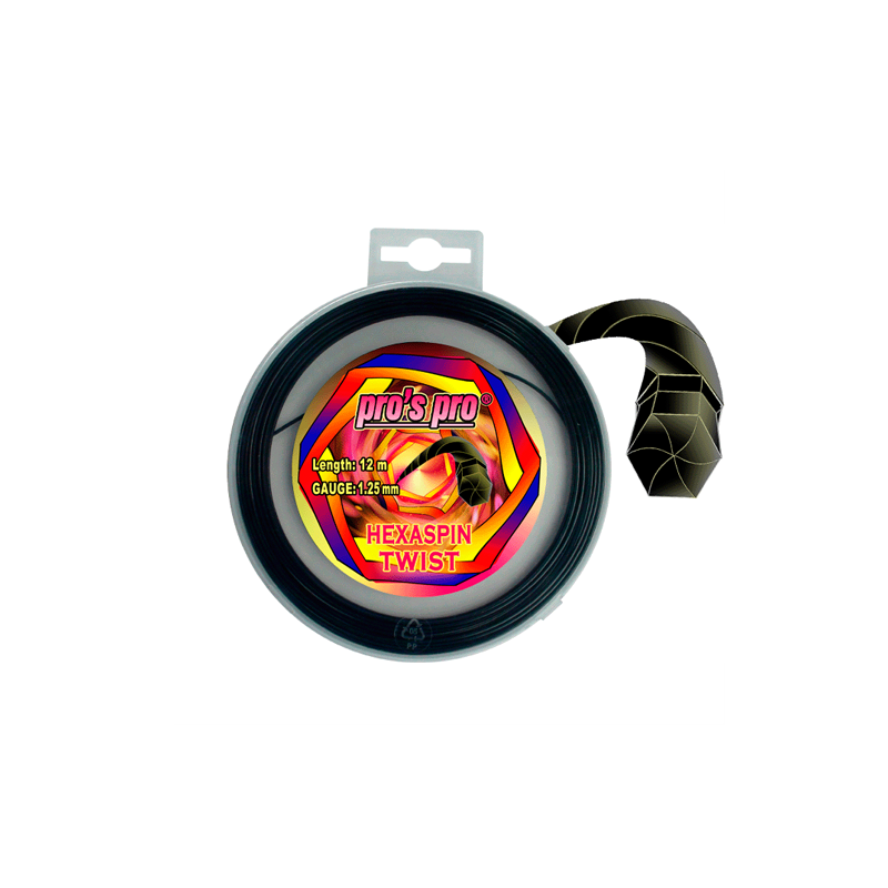 Pro's Pro Hexaspin Twist 1.25mm 12m - Naciąg Tenisowy