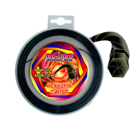 Pro's Pro Hexaspin Twist 1.25mm 12m - Naciąg Tenisowy