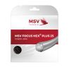 MSV Focus-Hex Plus 25 1.25mm 12m Czarny - Naciąg Tenisowy