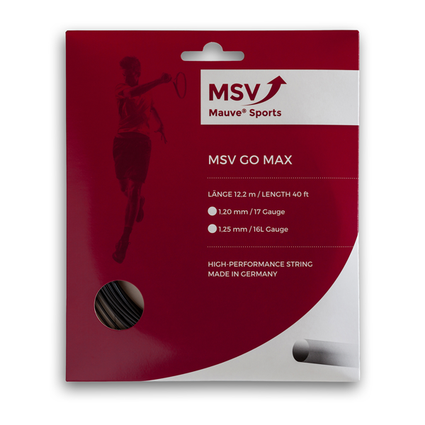 MSV Go Max 1.20mm 12m Czarny - Naciąg Tenisowy