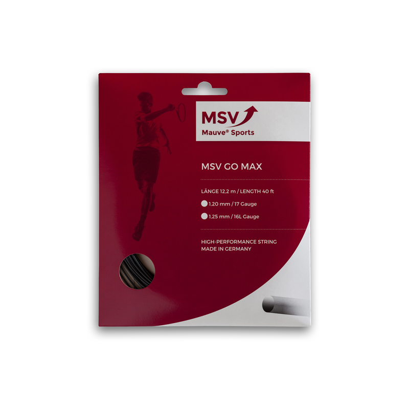 MSV Go Max 1.20mm 12m Czarny - Naciąg Tenisowy