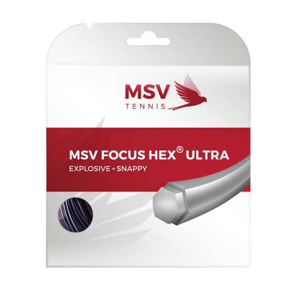 MSV Focus-Hex Ultra 1.15mm 12m Czarny - Naciąg Tenisowy
