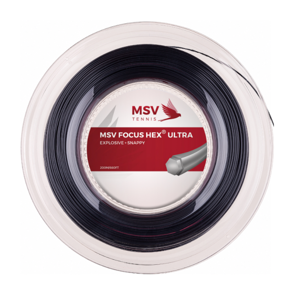 MSV Focus-Hex Ultra 1.20mm 200m Czarny - Naciąg Tenisowy