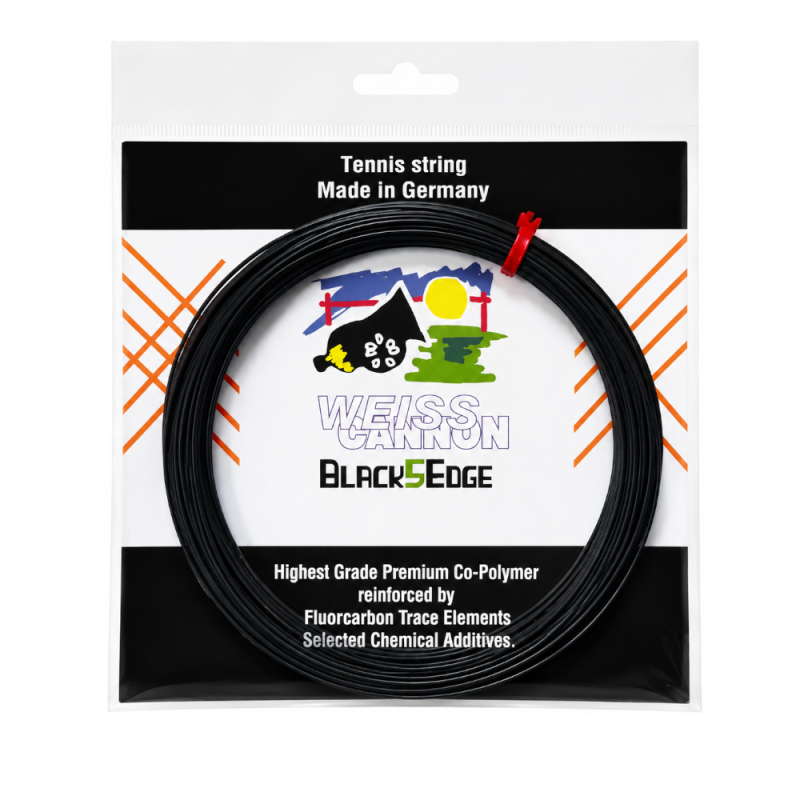 Weiss Cannon Black 5 Edge 1.24mm 12m - Naciąg tenisowy