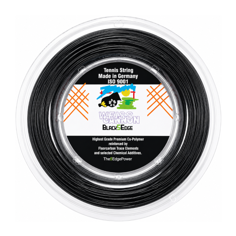 Weiss Cannon Black 5 Edge 1.24mm 200m - Naciąg tenisowy