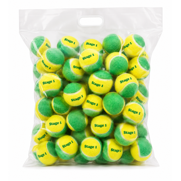 Spintex Stage 1 Mini Tenis 60 Piłki Worek
