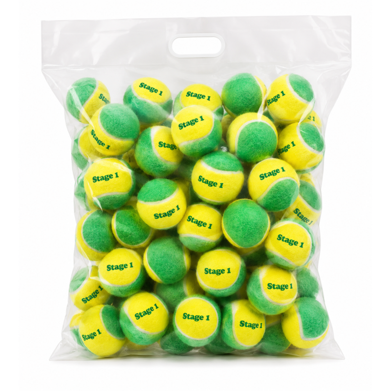Spintex Stage 1 Mini Tenis 60 Piłki Worek