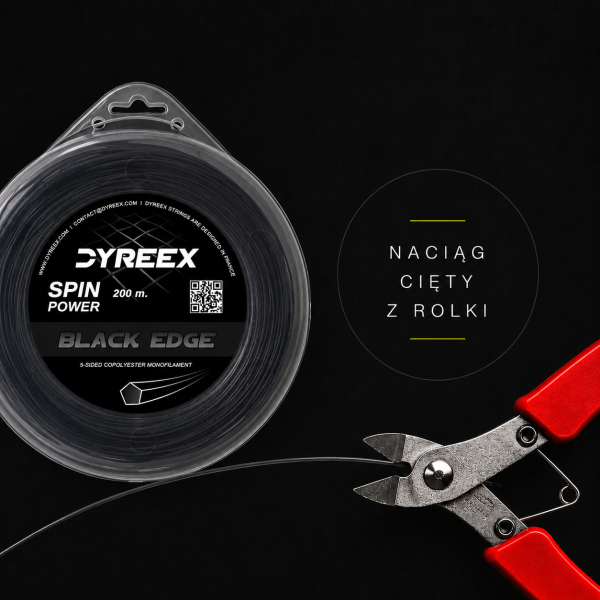Dyreex Black Edge 1.25mm 12m - Naciąg Tenisowy