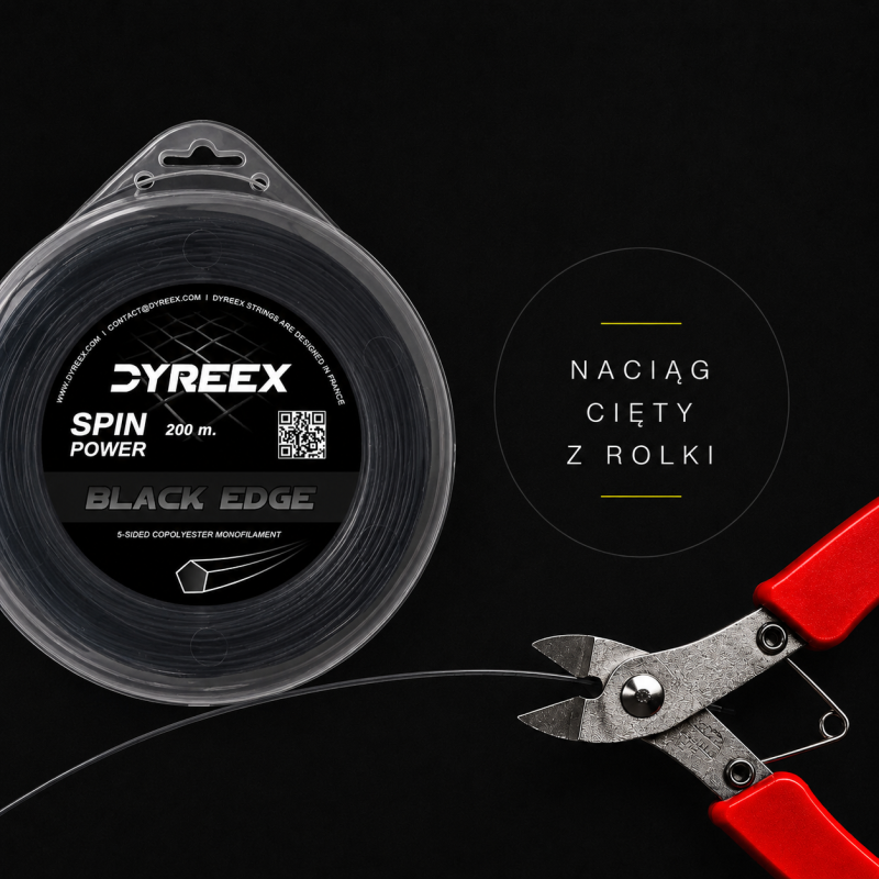 Dyreex Black Edge 1.25mm 12m - Naciąg Tenisowy