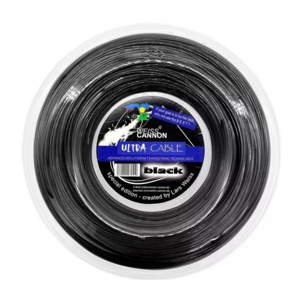 Weiss Cannon Ultra Cable 1.23mm 200m Biały - Naciąg tenisowy