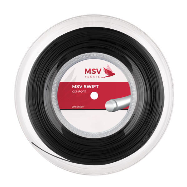 MSV Swift 1.25mm 200m Czarny - Naciąg Tenisowy