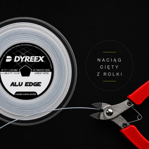 Dyreex Alu Edge 1.25mm 12m - Naciąg Tenisowy