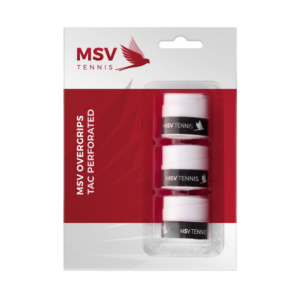MSV Tac Perforated 3szt. Białe - owijki zewnętrzne