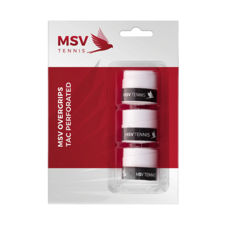 MSV Tac Perforated 3szt. Białe - owijki zewnętrzne