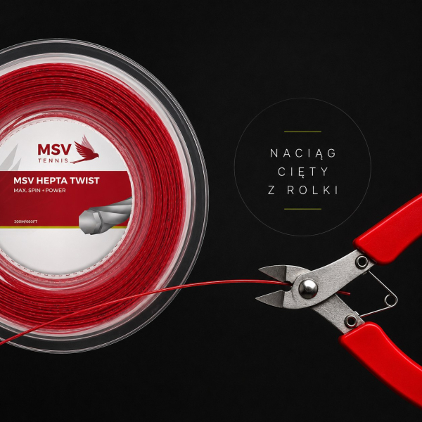 MSV Hepta Twist (1.25) 12m Czerwony