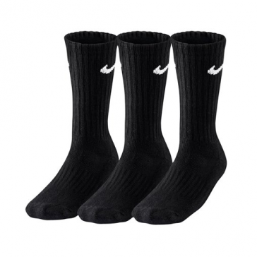 Nike Value Cotton Crew 3 Pary Czarne - L